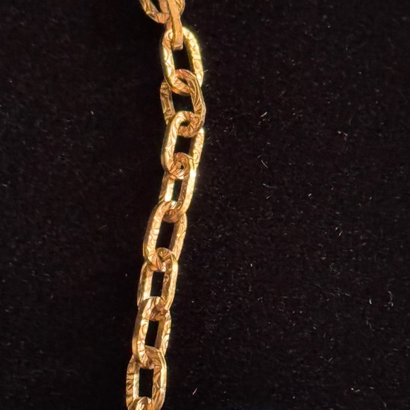 Vintage 1950s Light Blue Floral Necklace 16” length - Picture 6 of 7